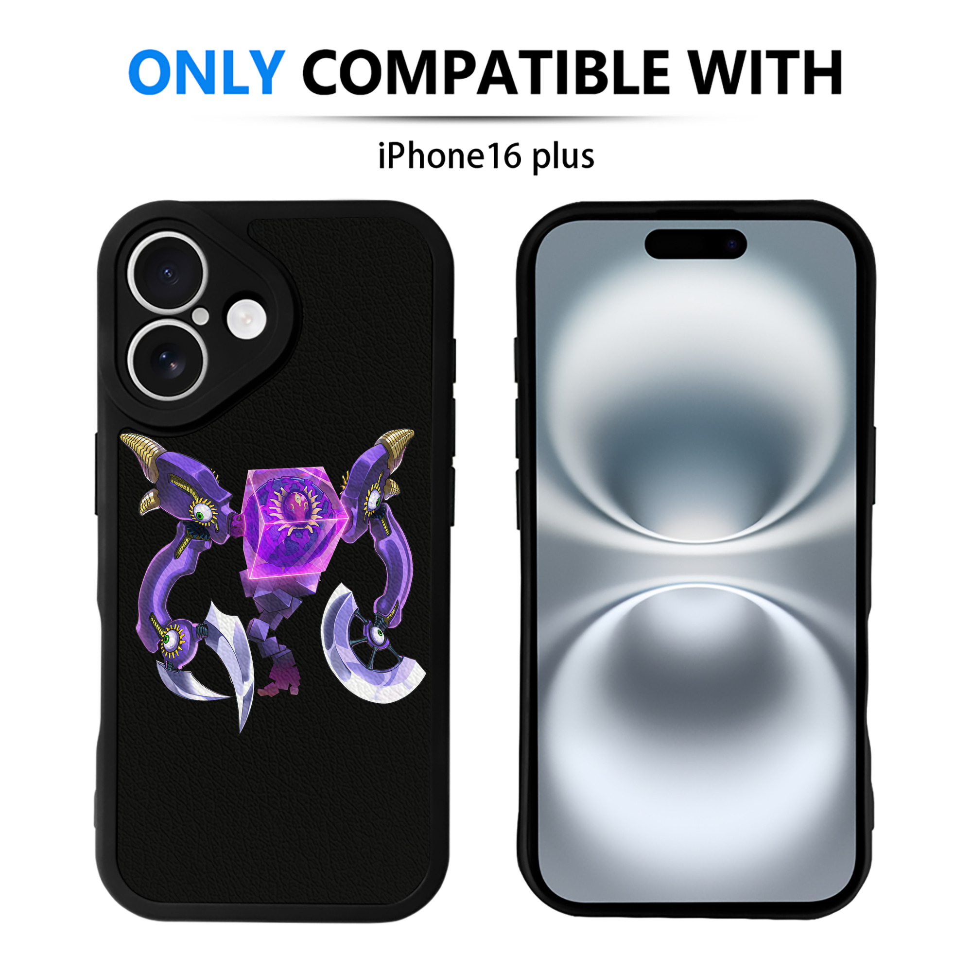 （画像用） 遊☆戯☆王 Yu-Gi-Oh! 【iPhone 16シリーズ対応】シリコンスマホケース（レザー調） 材質：シリコン